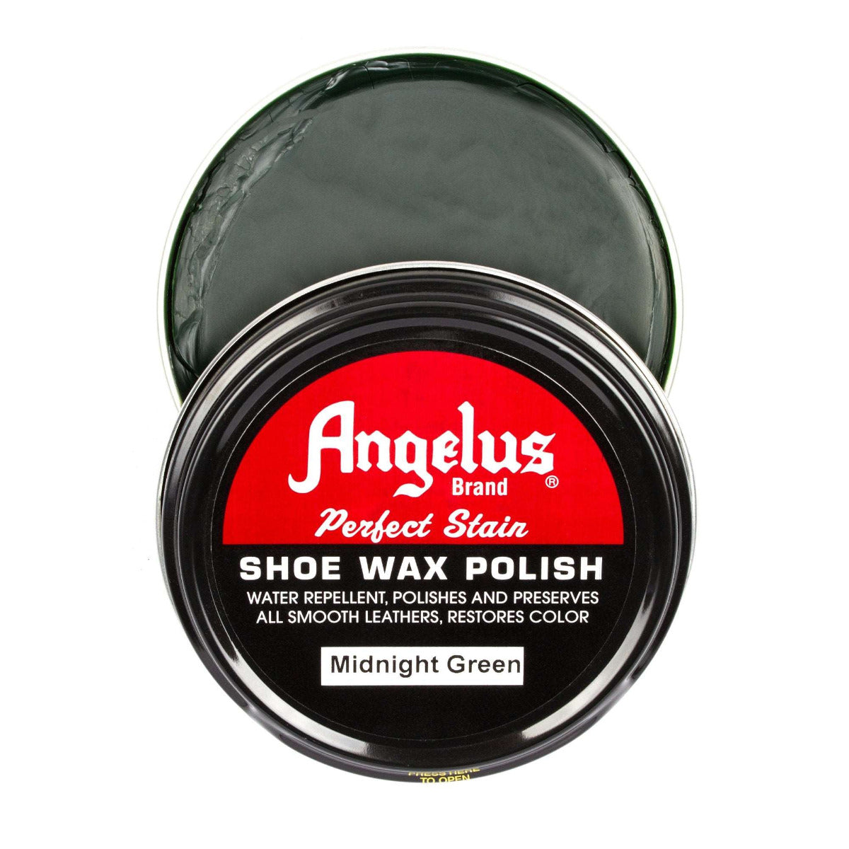 Cera per scarpe Angelus lucidante Midnight Green 88 ml