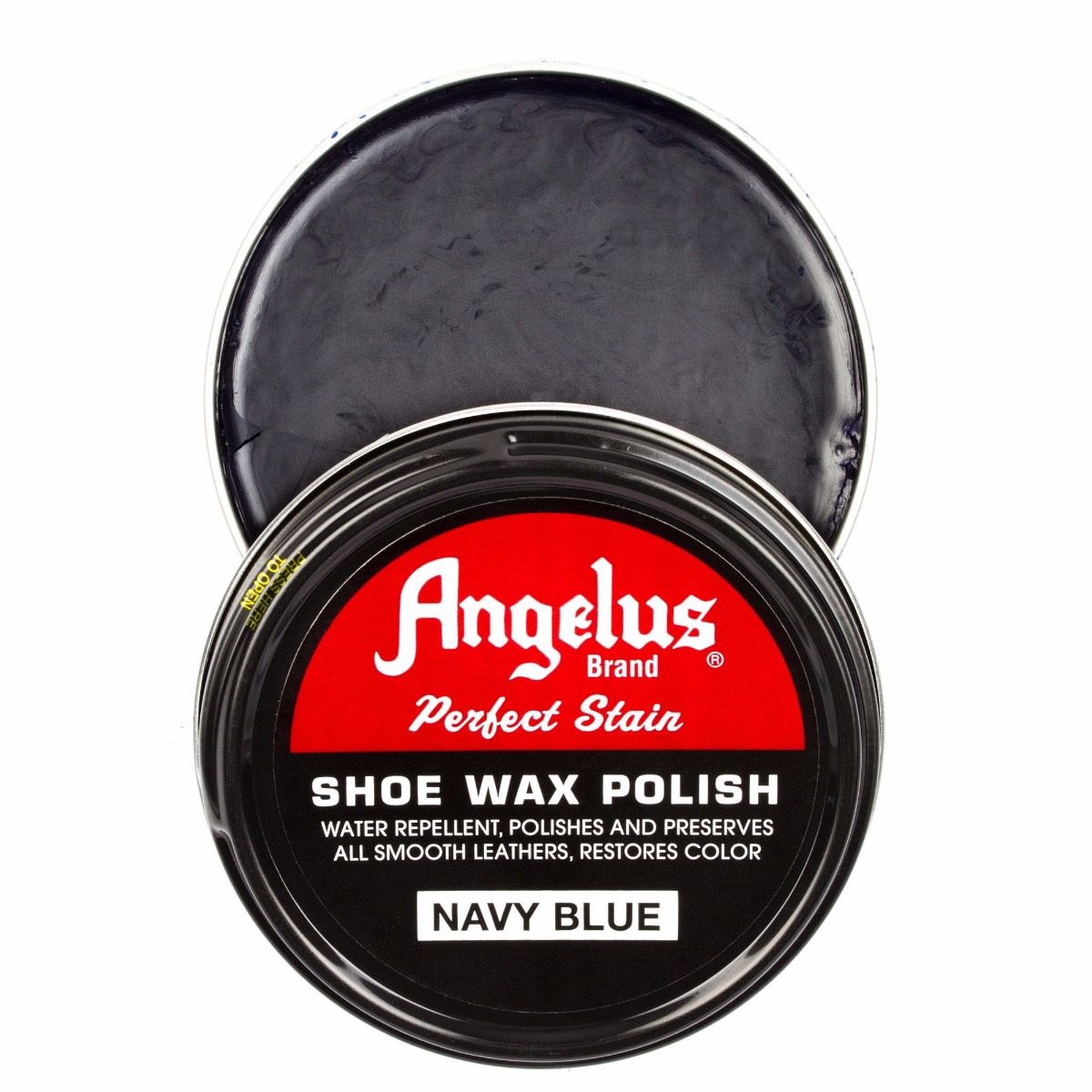 Cera per scarpe Angelus lucidante blu navy 88 ml