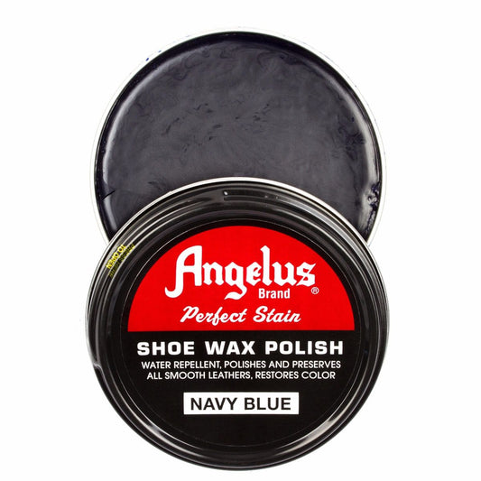 Cera per scarpe Angelus lucidante blu navy 88 ml