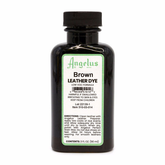 Angelus Brown Low VOC Leather Dye 88ml