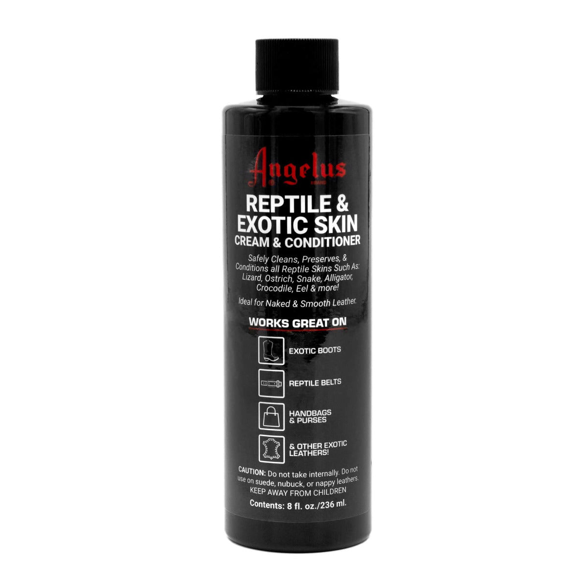 Detergente Angelus per pelle di rettile, 236 ml.