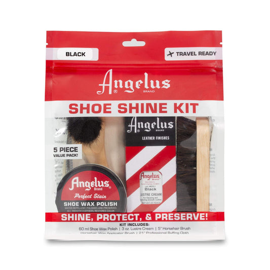 Kit da viaggio pulizia scarpe Angelus