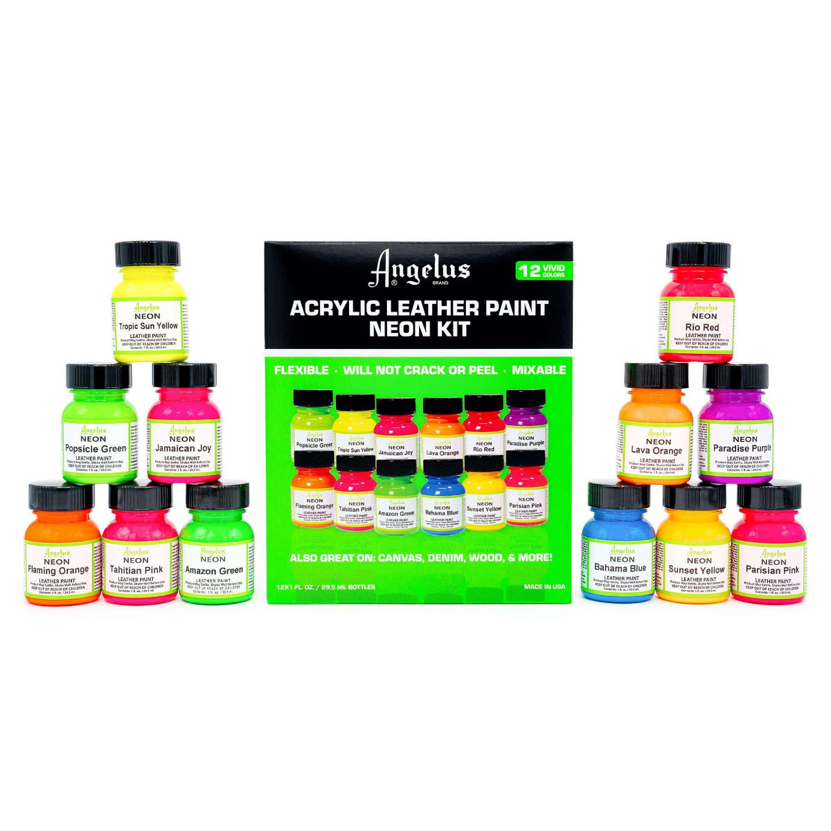 Kit colori al neon - 12 colori