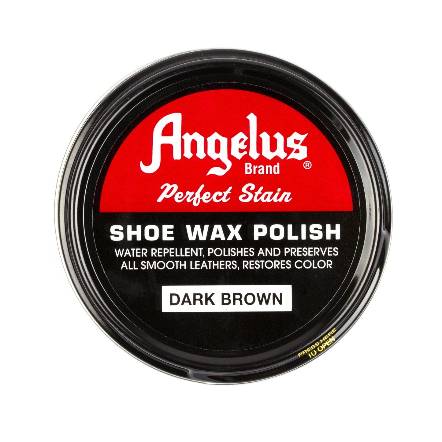 Cera per scarpe Angelus lucidante marrone scuro 88 ml