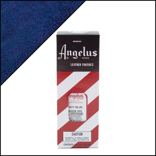 Vernice scamosciata Angelus Blu navy