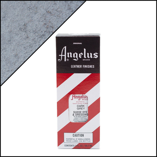 Vernice scamosciata Angelus Grigio scuro