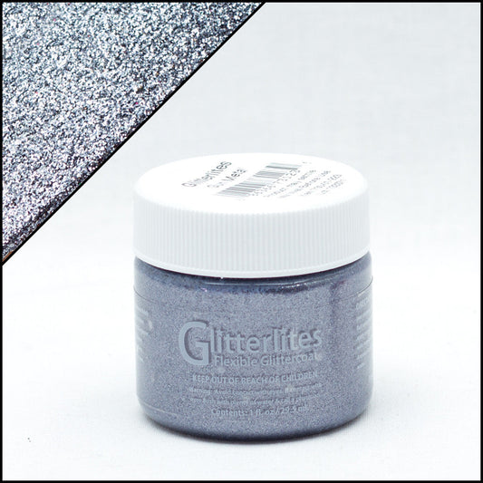 Angelus Glitterlites Gun Metal 