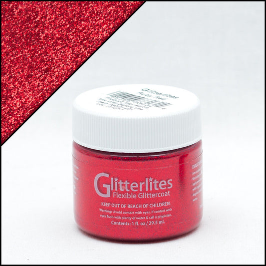 Angelus Glitterlites Ruby Red rosso rubino 